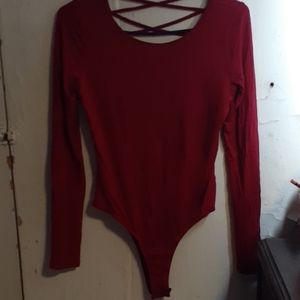 Forever 21 maroon bodysuit